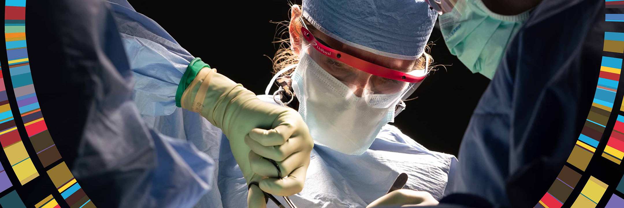 Surgeon performing surgery